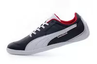 tennis puma zapatos bmw motorspot vente chaude deep blue blanc